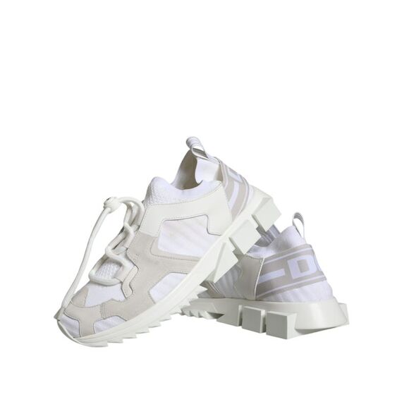 Dolce & Gabbana White Mesh Sorrento Trekking Sneakers Women's Shoes (Pre-Owned) - Picture 6 of 6